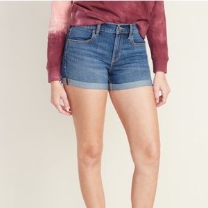 Old Navy Cuffed Jean Shorts for Women 3inch inseam Size 4